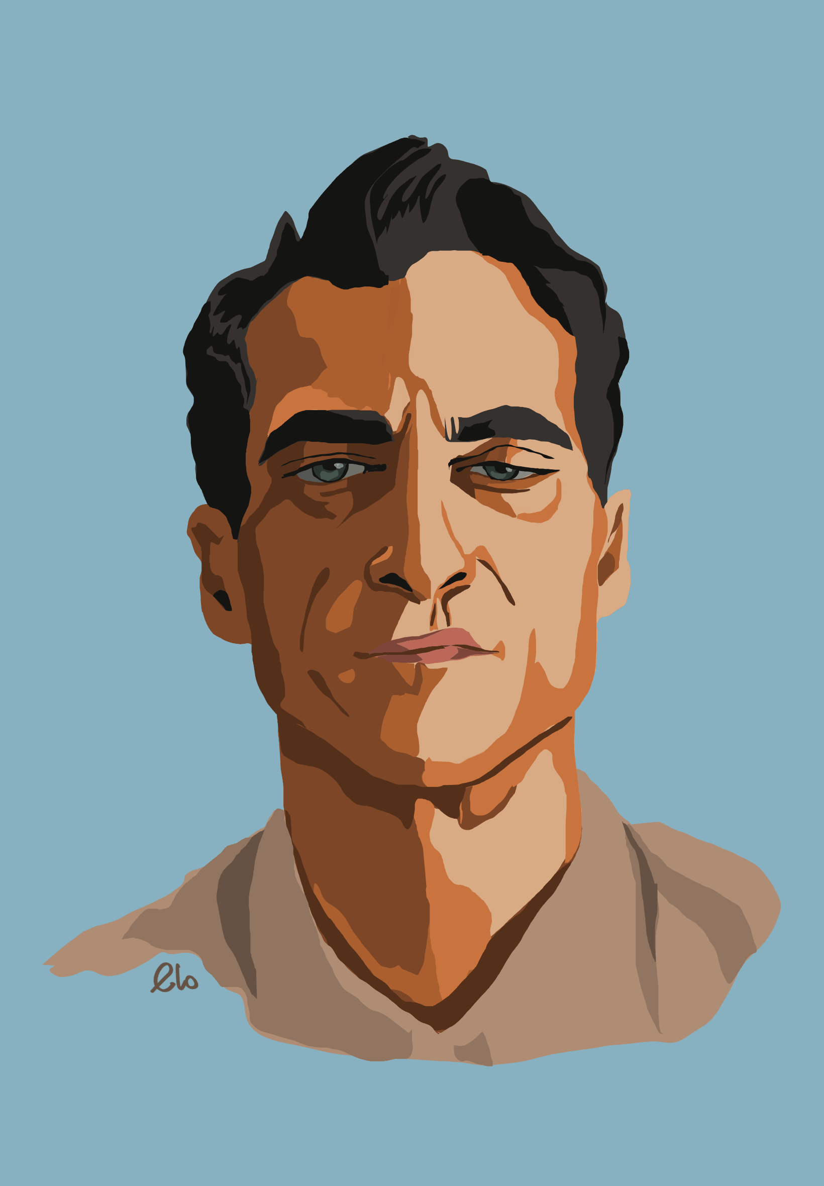 Stylised portrait